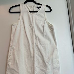 J. Crew White Denim Dress Size 6